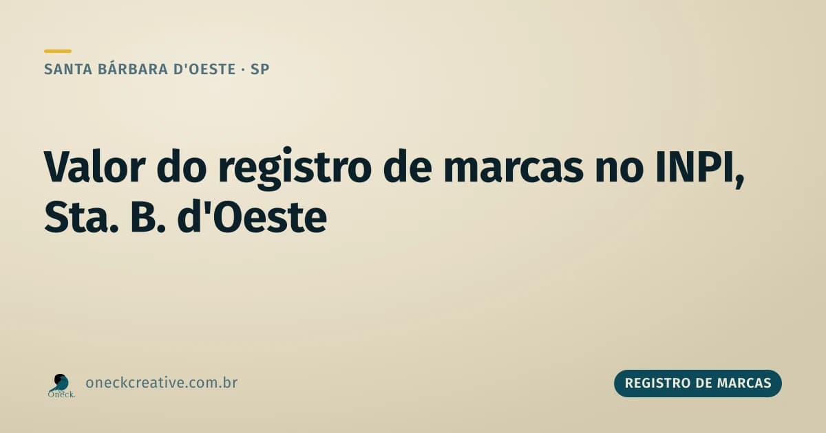 INPI registro de marcas: qual é o valor, de verdade