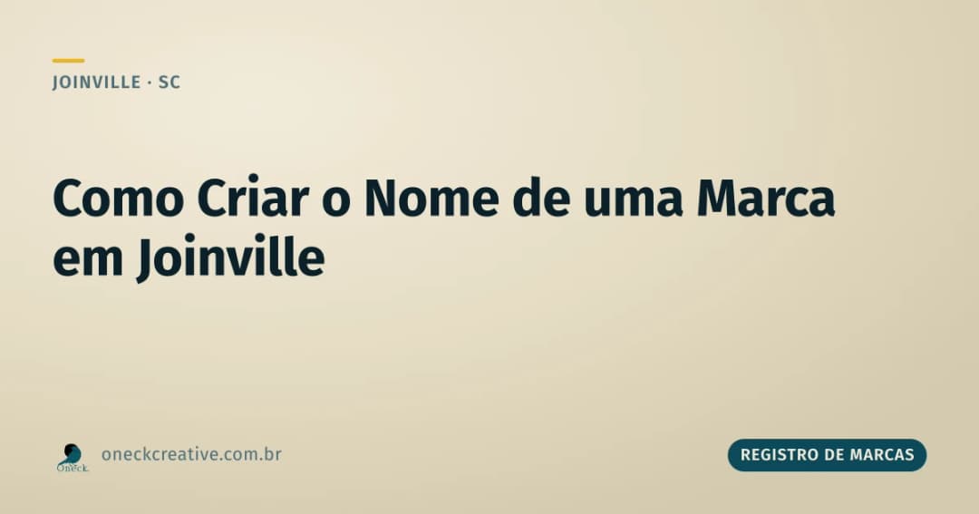 Como criar o nome de uma marca (pensando já no registro)