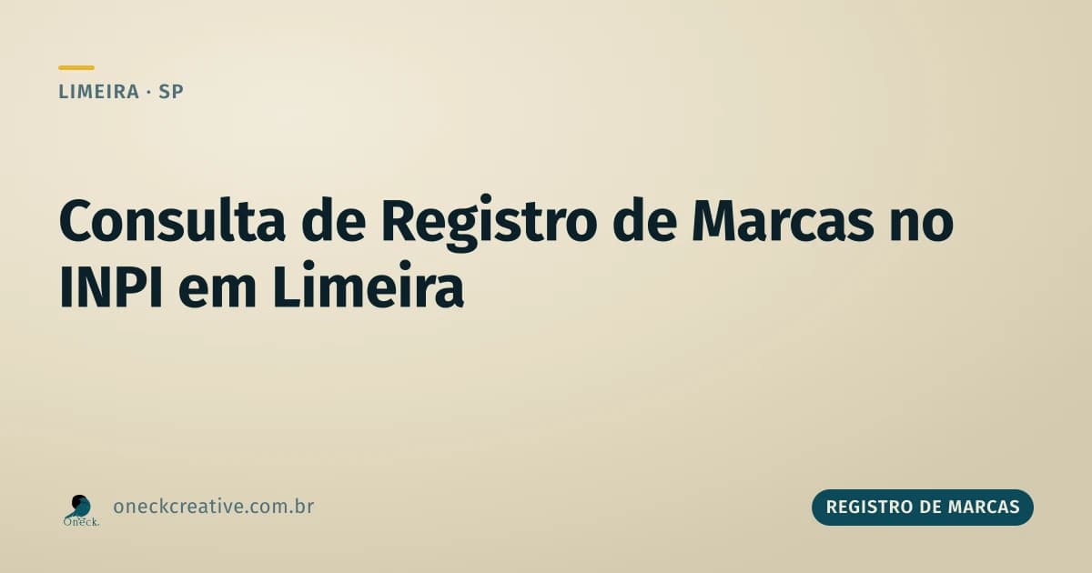 Consulta de registro de marcas no INPI em Limeira: como a busca funciona por dentro