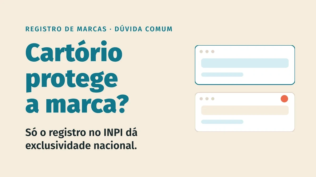 Registrar no cartório ou na Junta Comercial protege a marca?