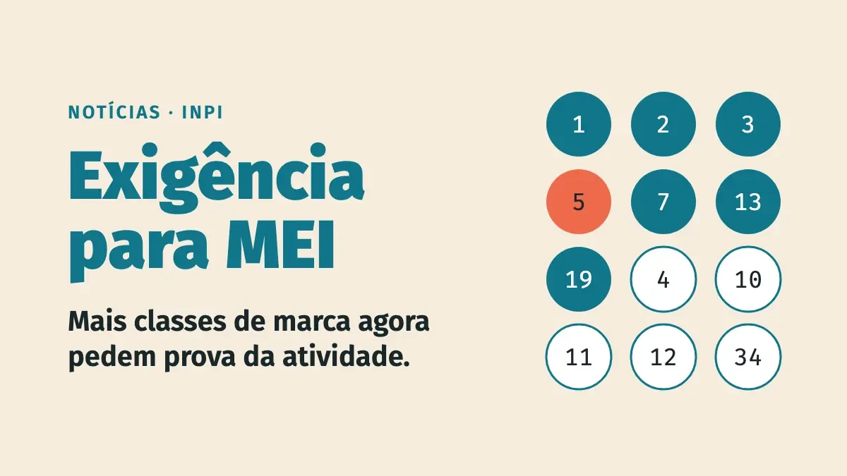 INPI amplia exigências para MEI e pessoa física: veja se a sua marca entra