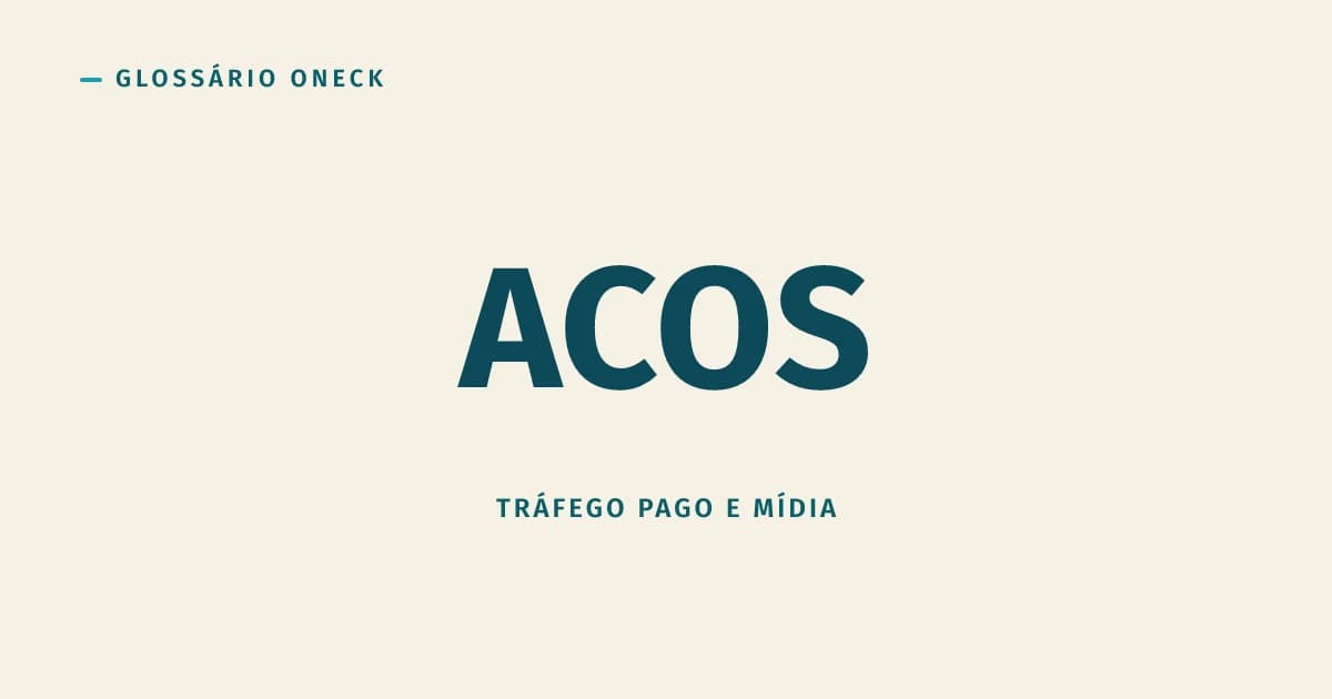 ACOS (Advertising Cost of Sales): o número que só conta metade da história do marketplace