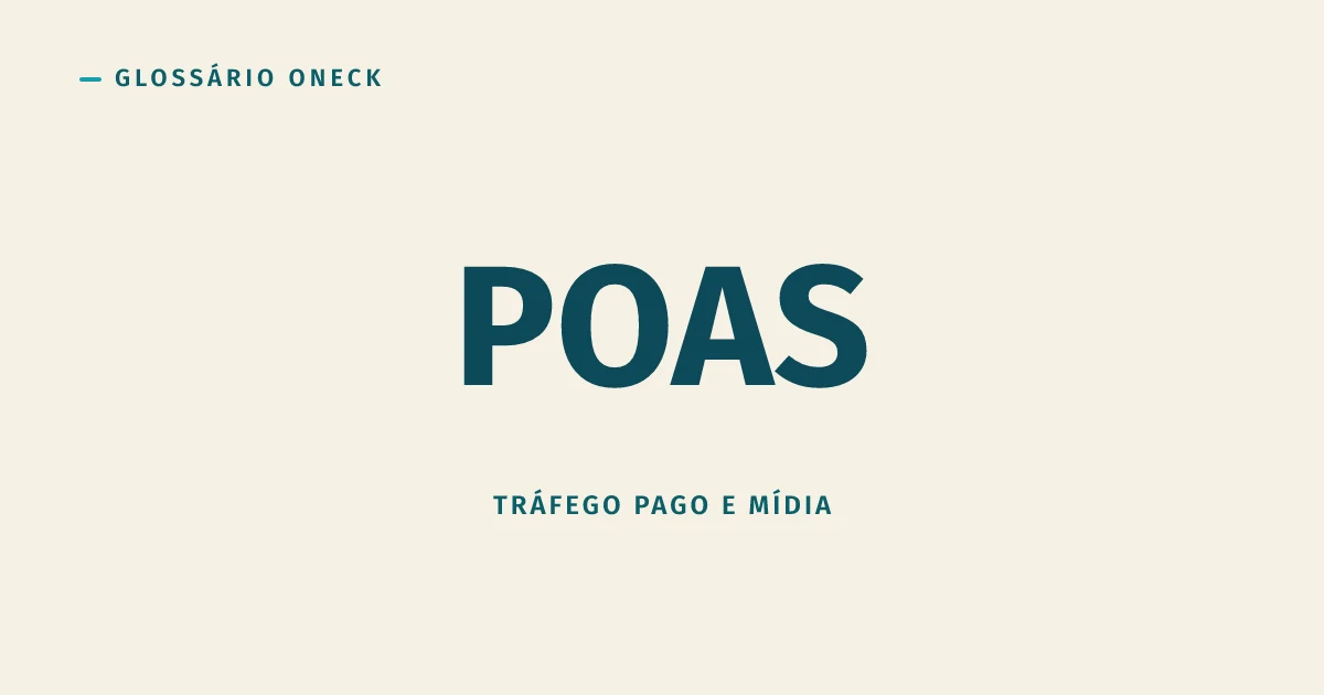 POAS (Profit On Ad Spend): a métrica que separa quem vende de quem lucra