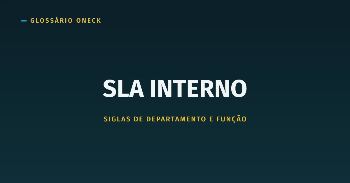 SLA Interno (Service Level Agreement): o Acordo que Todo Mundo Assina e Quase Ninguém Cobra
