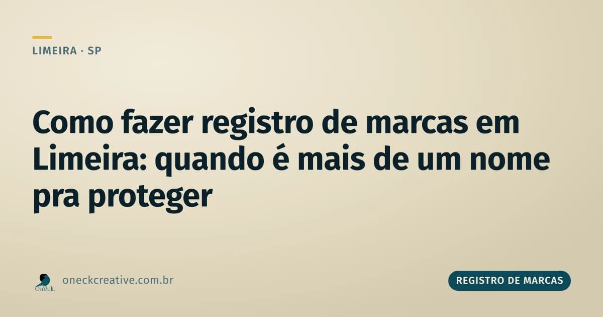 Como fazer registro de marcas em Limeira: quando é mais de um nome pra proteger