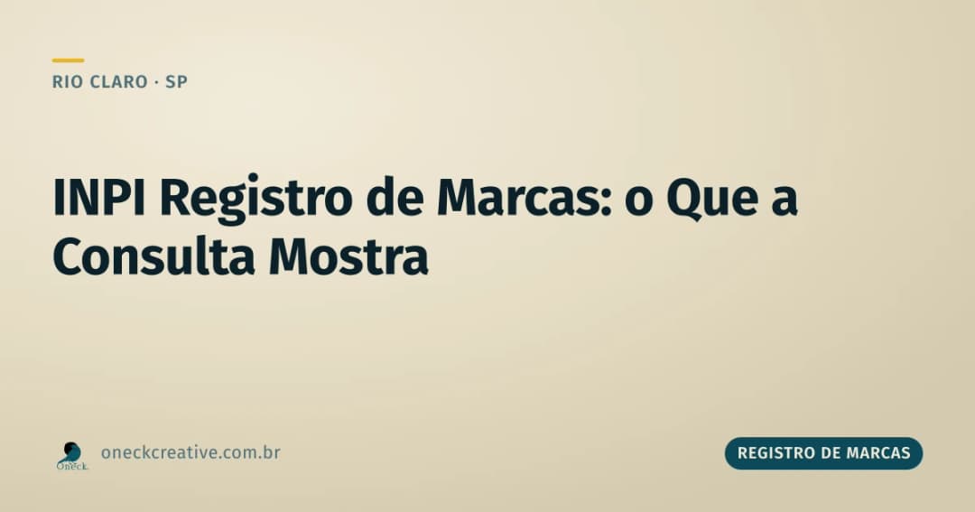 INPI registro de marcas consulta: o que aparece no resultado da busca